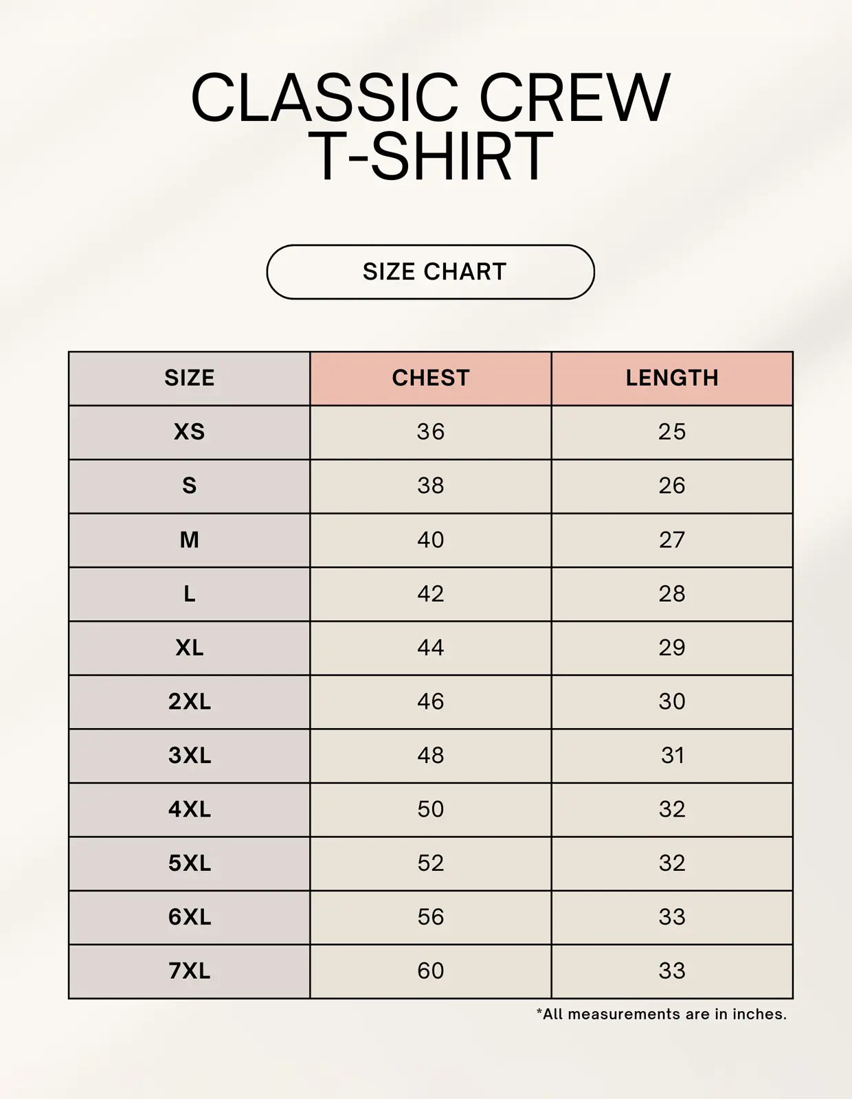 Unisex Classic Crew T-Shirt