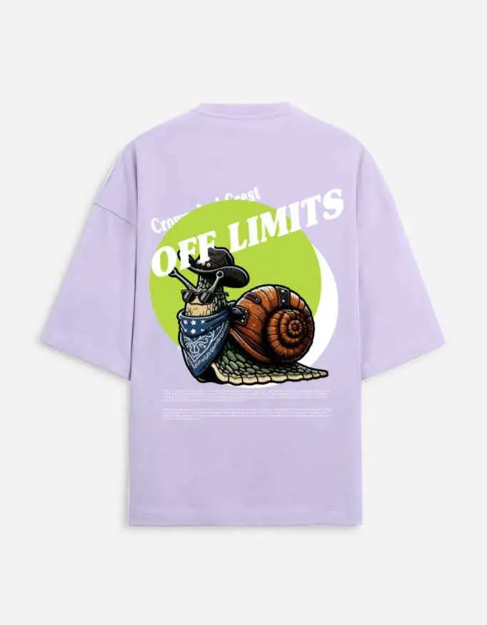 Crown Edition |Off Limit | Oversized 260 GSM Terry Tee (Limited Drop)
