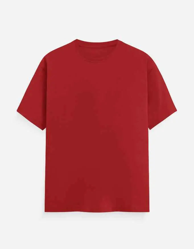 Core Plain Tee | 180 GSM Lightweight 100% Cotton (Regular Fit)
