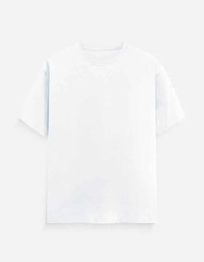 Core Plain Tee | 180 GSM Lightweight 100% Cotton (Regular Fit)