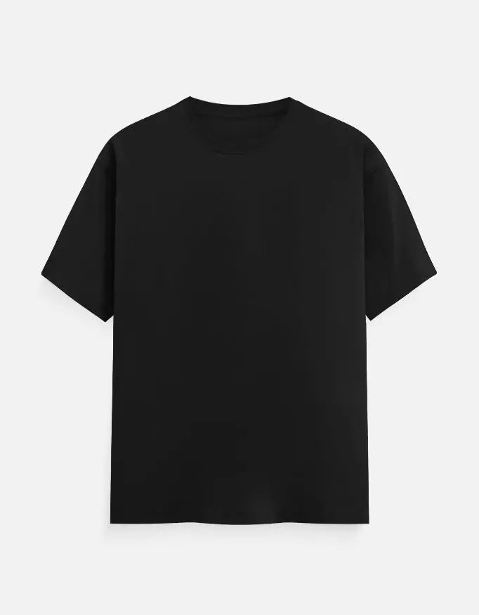 Core Plain Tee | 180 GSM Lightweight 100% Cotton (Regular Fit) - Crown & Crest