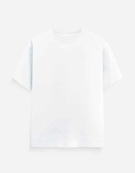 Core Plain Tee | 180 GSM Lightweight 100% Cotton (Regular Fit)